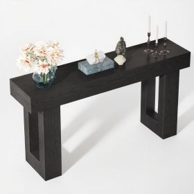 63-Inch Long Console Table, Wooden Rectangular Sofa Table Behind The Couch 63-Inch Long Console Table, Wooden Rectangular Sofa Table Behind The Couch